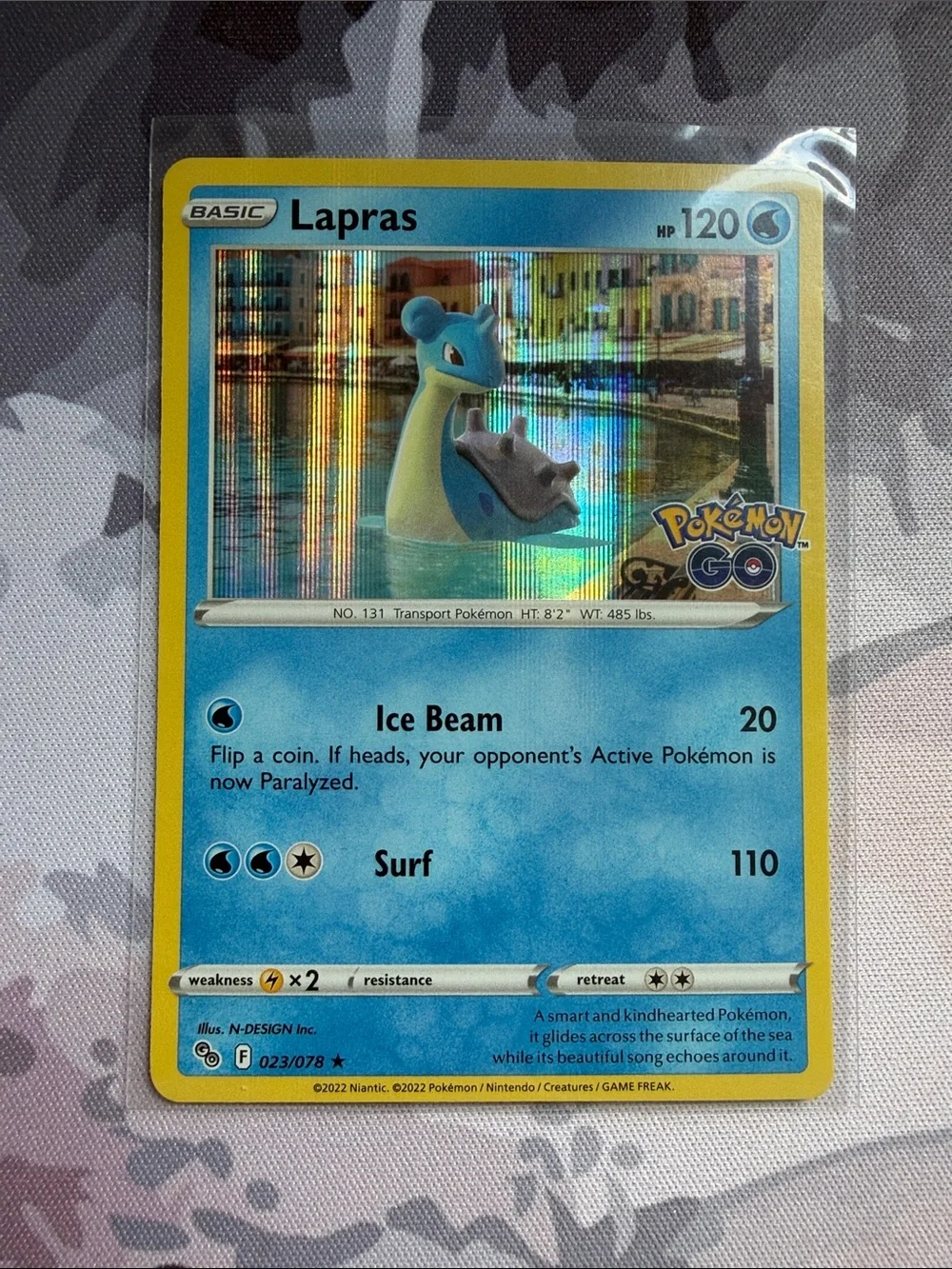 🌊 Lapras Pokémon Reverse Holo & Holo Card Lot | 2 Cards ✨5/$25✨